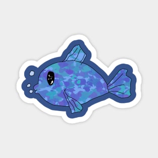 Blue Fish Magnet