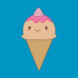 Cute and Kawaii Ice Cream Cone T-Shirt T-Shirt