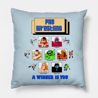 Pro Wrestling: A Winner is You Pillow