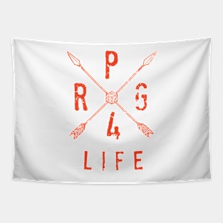 RPG 4 LIFE - orange Tapestry