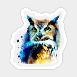 Artistic owl Magnet