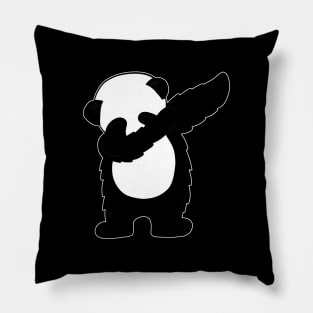 Cute Dabbing Panda Bear Dab Dance Pillow