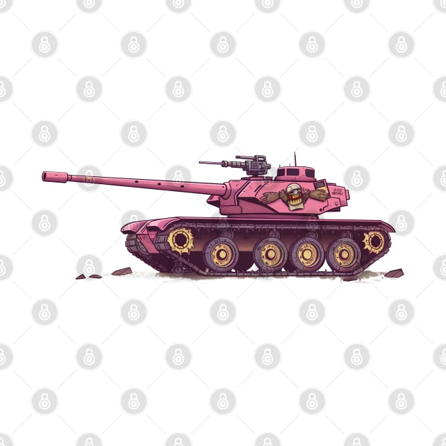 Castle Broskull Pink Party Tank! by CastleBroskull