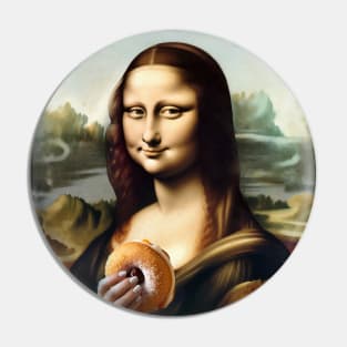 Mona Lisa Paczki Day Indulgence Pin