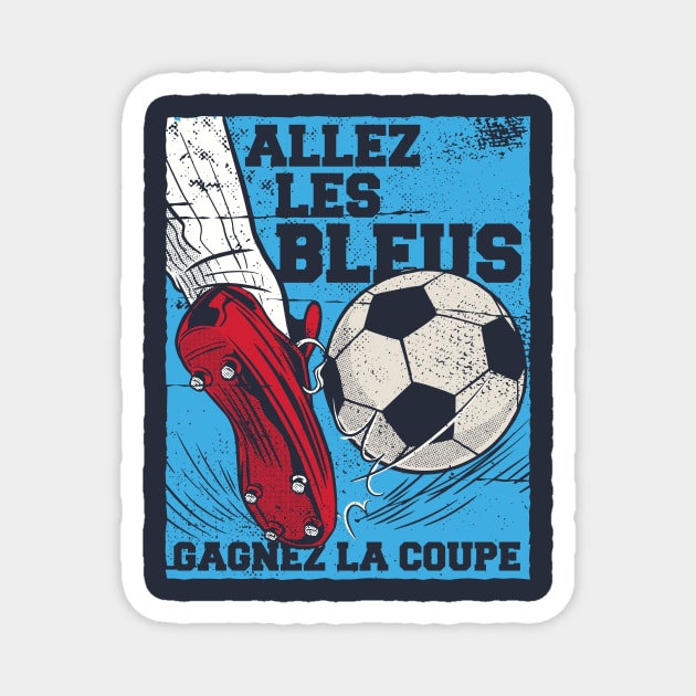 Allez les Bleus // Vive le France // France Win the Cup Magnet by SLAG_Creative