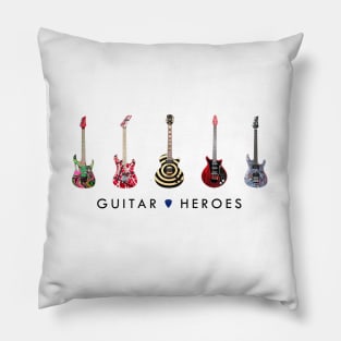 Guitar Heroes Collection Pillow