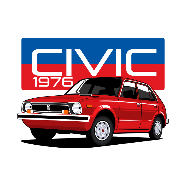 Civic 1976 Classic Cars by masjestudio