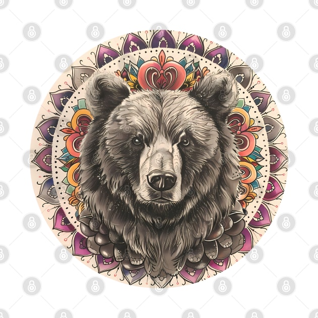 Mandala - Bear by aleibanez