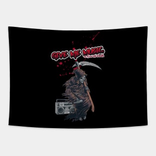 Give Me Music, or Give Me Death: Grim Reaper Tapestry