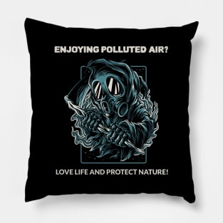 Enjoying Polluted Air or Loving Nature? Pillow