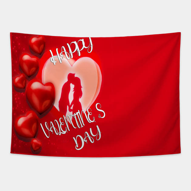 Happy valentine day Tapestry by KareemTengo