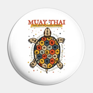 Muay Thai Sak Yant Turtle Tattoo Pin