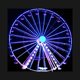 Neon ferris wheel no. 1 T-Shirt