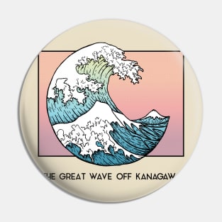 The Great Wave off Kanagawa // Aesthetic Art Design Pin