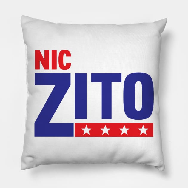 Nic Zito Campaign Logo Pillow by niczito