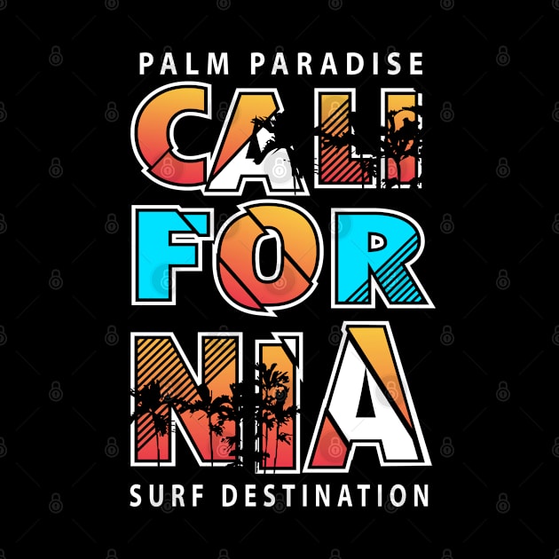 California Palm Paradise by Mako Design 