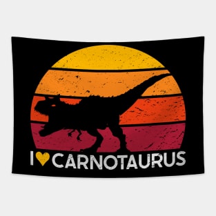 I Love Carnotaurus Tapestry