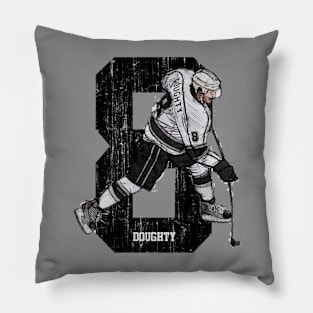 Drew Doughty Los Angles Sketch 8 Pillow