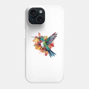 Watercolor Hummingbird Phone Case