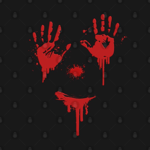 Bloody Hands Smile Halloween by BurunduXX-Factory