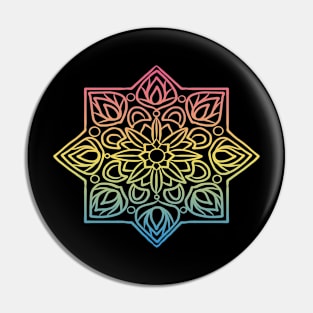 Mandala art drawing for gift Pin