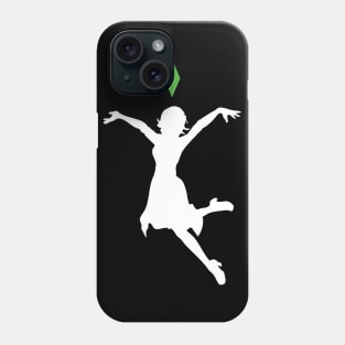 Happy Sim Woman - White Phone Case