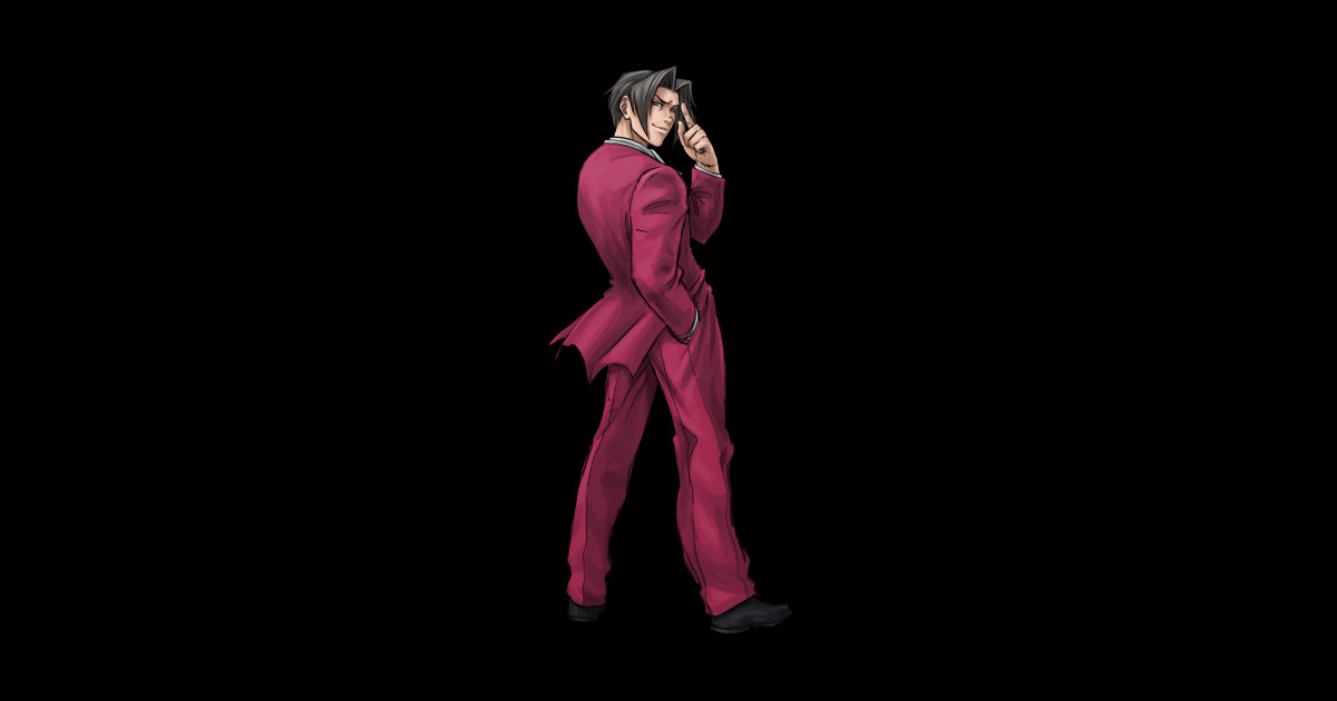 Miles Edgeworth Investigations Ace Sticker TeePublic