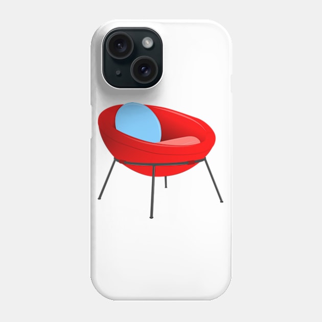 Bowl Chair Phone Case by Worldengine