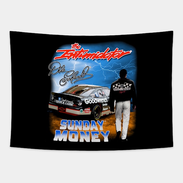 Dale Earnhardt Sunday Money Tapestry by ganisfarhan