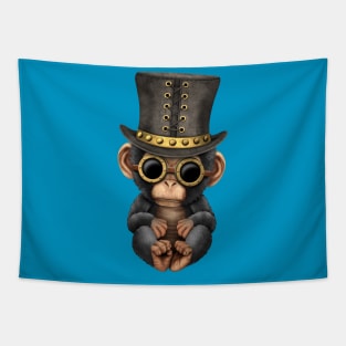 Steampunk Baby Chimp Tapestry