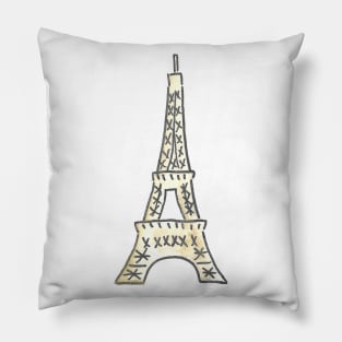 Paris Icons: Eiffel Tower Pillow