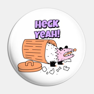 Heck possum Pin