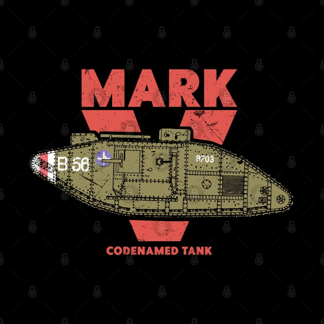 MARK V LANDSHIP - WW1 Tank by Distant War