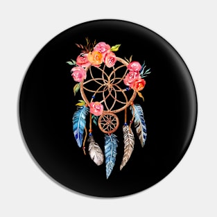 Image: Watercolor, Dreamcatcher Pin