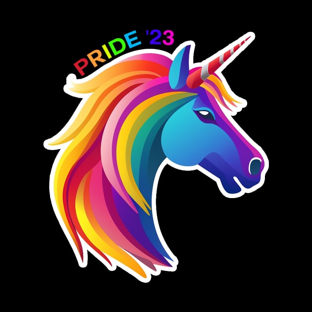 Gay Pride 2023 - Unicorn by RichieDuprey