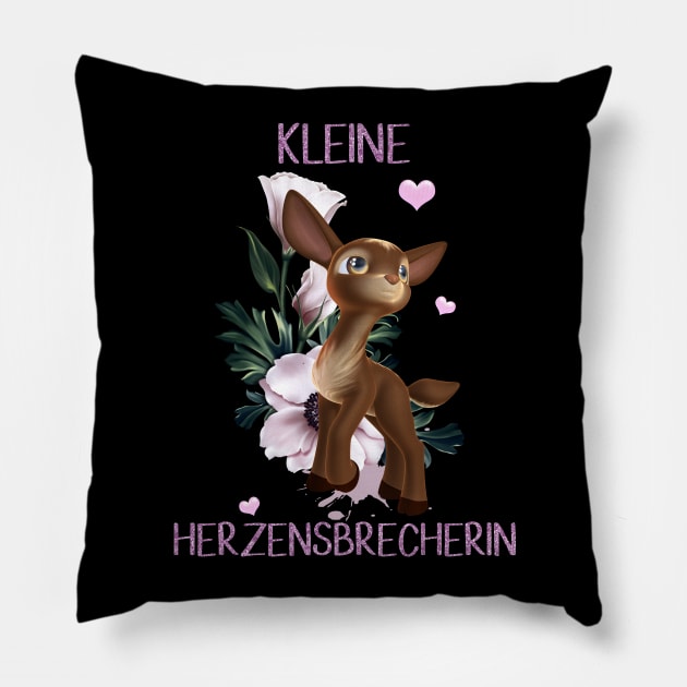 Herzensbrecherin Pillow by AndreaTiettje