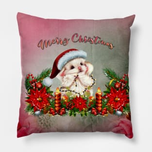 Cute fantasy christmas animal Pillow