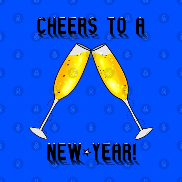 Cheers to a New Year! by DitzyDonutsDesigns