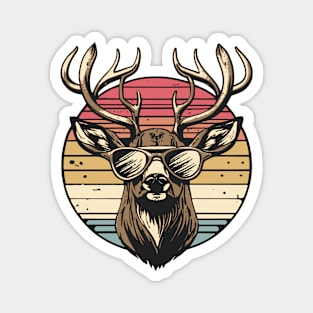 Buck Deer Sunset Magnet