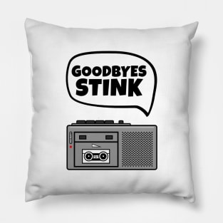 The Office Michael Scott Tshirt Idea Goodbyes Stink Pillow