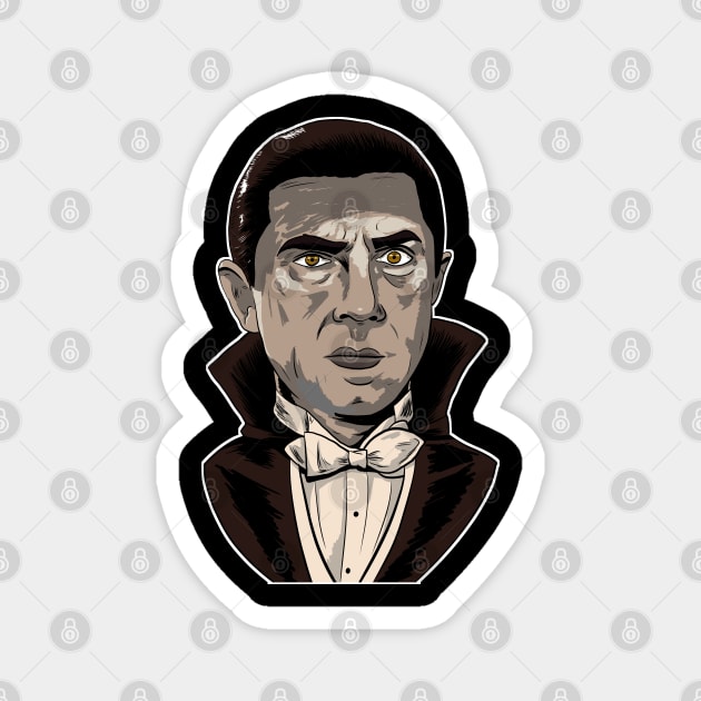 Dracula Magnet by Black Snow Comics