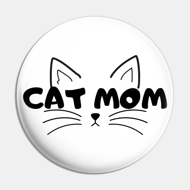 Cat Mom Pin by MFVStore