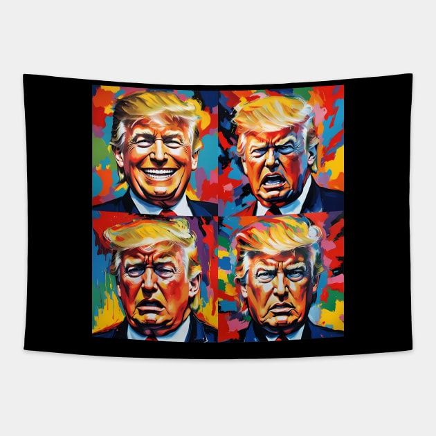 donald trump 2024 Tapestry by KimonoKaleidoscope