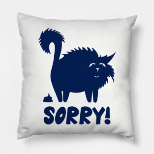 cat sorry Pillow