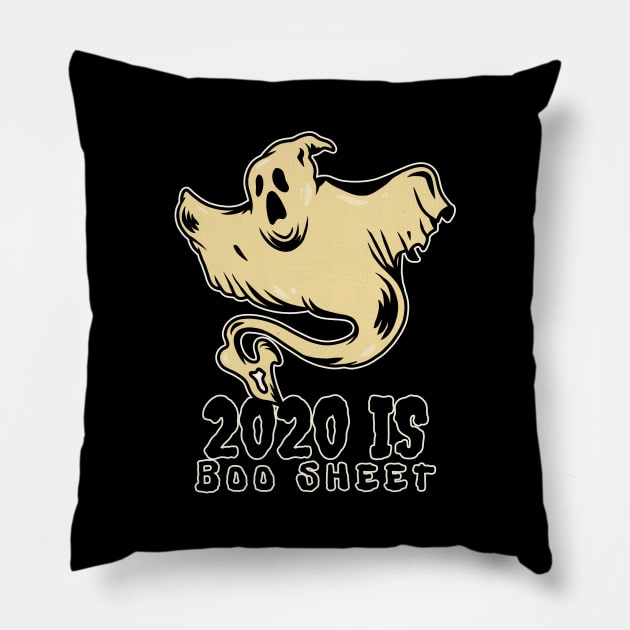 2020 is Boo Sheet! Pillow by Live Together