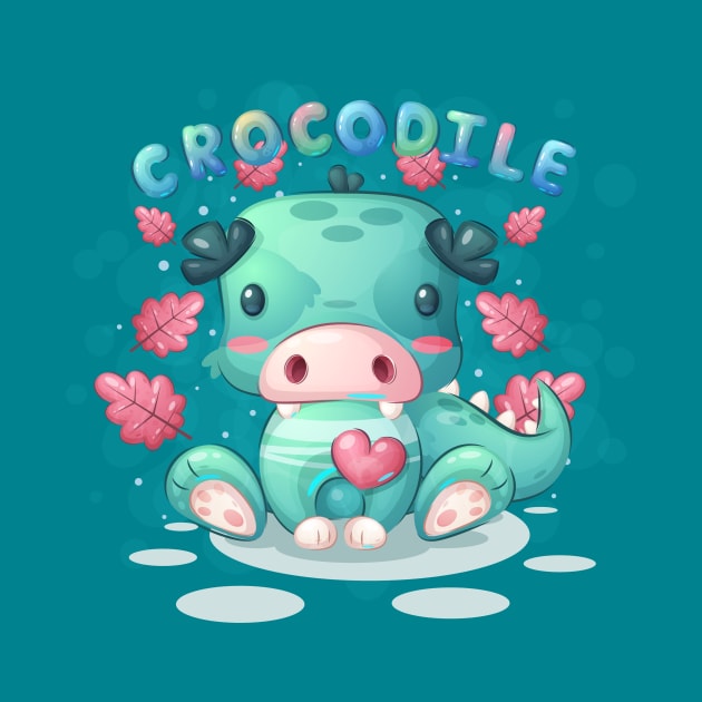 Sweet Baby Crocodile by KOTOdesign