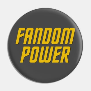 Fandom Power (The Original Series) Pin