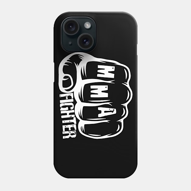 MMA Fighter Phone Case by schmomsen