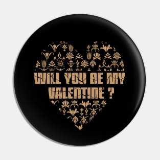 Valentine Day "Will You Be My Valentine?" Pin