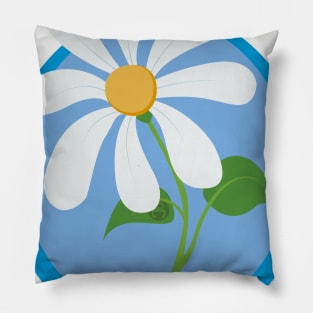 Daisy Flower Pillow